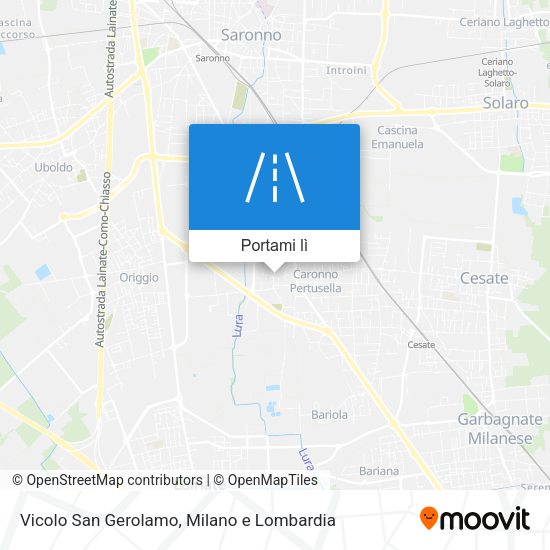 Mappa Vicolo San Gerolamo