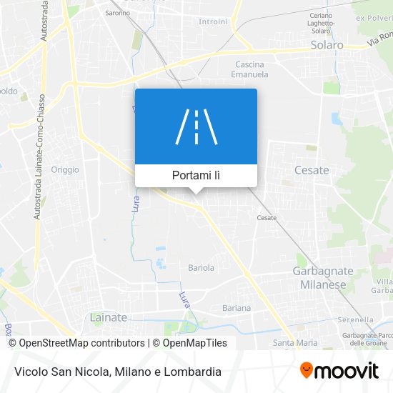 Mappa Vicolo San Nicola