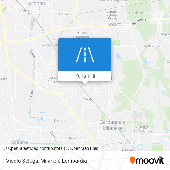 Mappa Vicolo Spluga