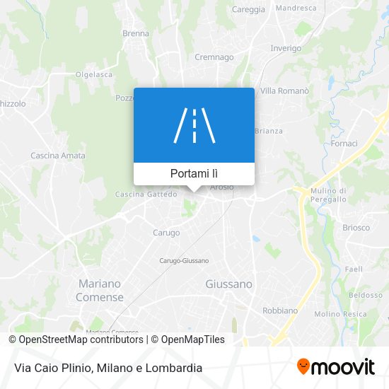 Mappa Via Caio Plinio