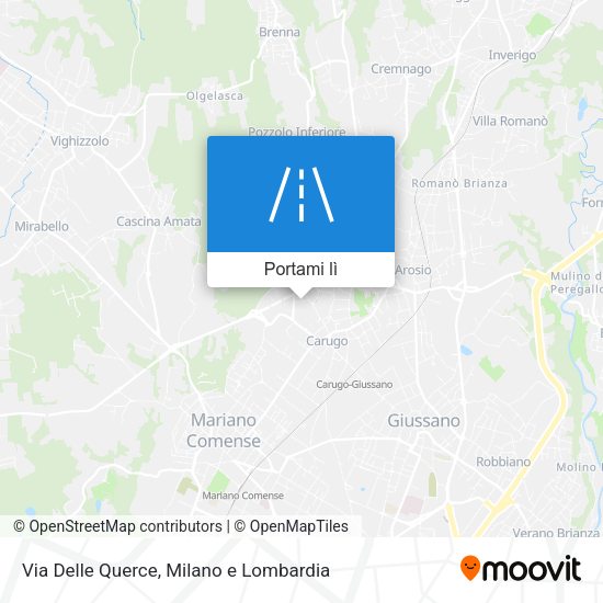 Mappa Via Delle Querce
