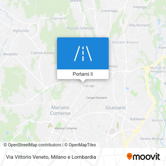Mappa Via Vittorio Veneto