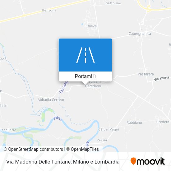 Mappa Via Madonna Delle Fontane