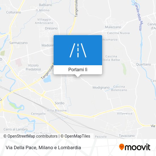 Mappa Via Della Pace