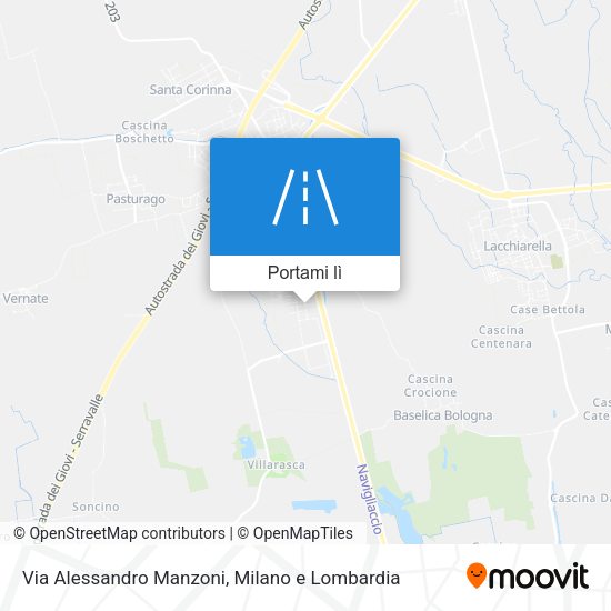 Mappa Via Alessandro Manzoni