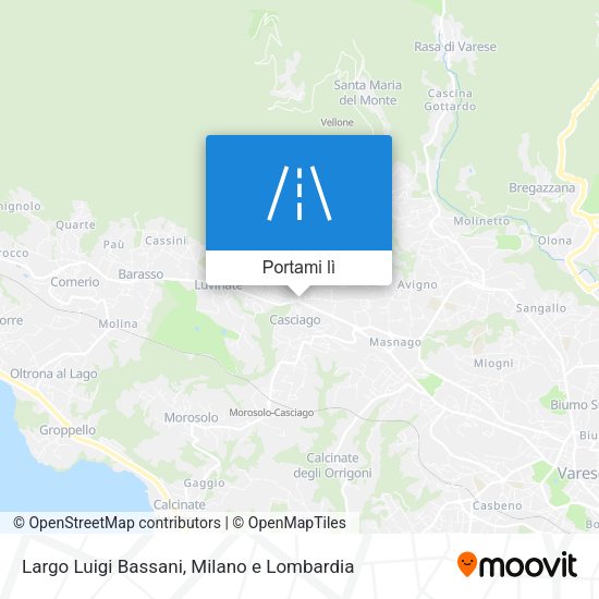 Mappa Largo Luigi Bassani