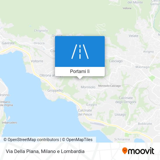 Mappa Via Della Piana
