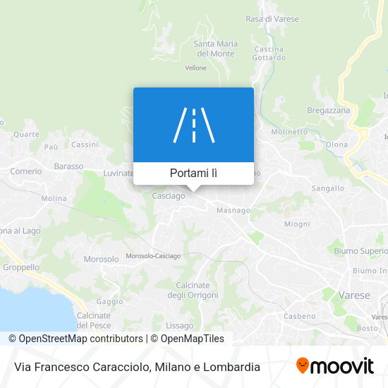 Mappa Via Francesco Caracciolo