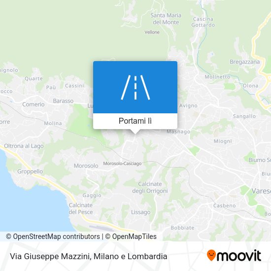 Mappa Via Giuseppe Mazzini