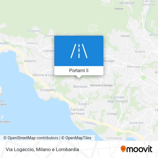 Mappa Via Logaccio