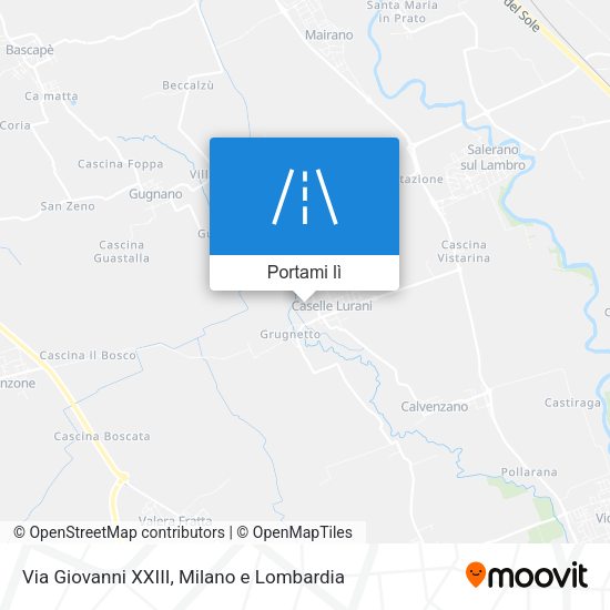 Mappa Via Giovanni XXIII