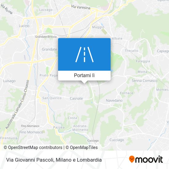 Mappa Via Giovanni Pascoli
