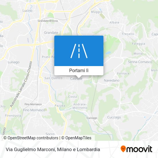 Mappa Via Guglielmo Marconi