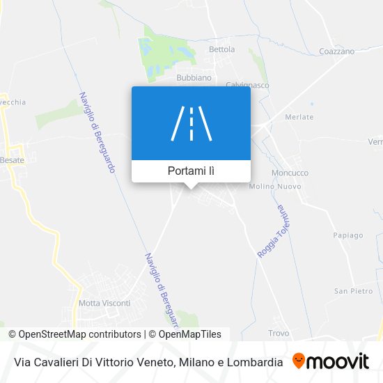 Mappa Via Cavalieri Di Vittorio Veneto
