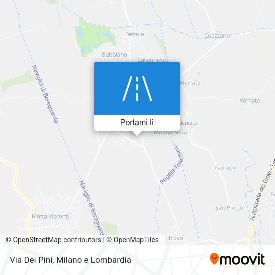 Mappa Via Dei Pini