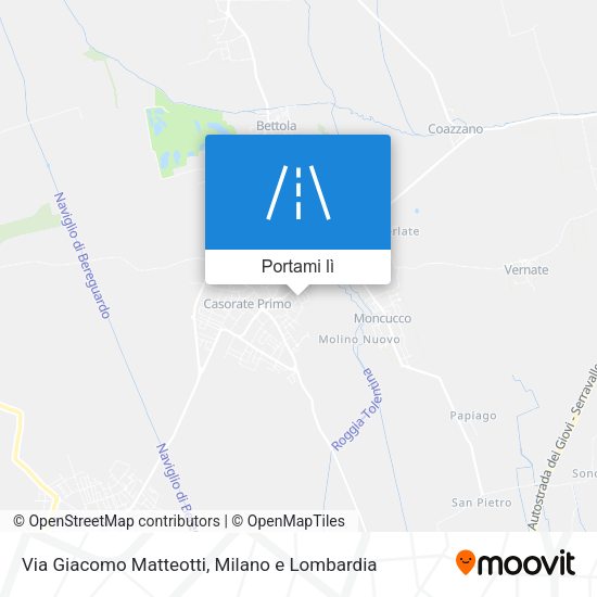 Mappa Via Giacomo Matteotti