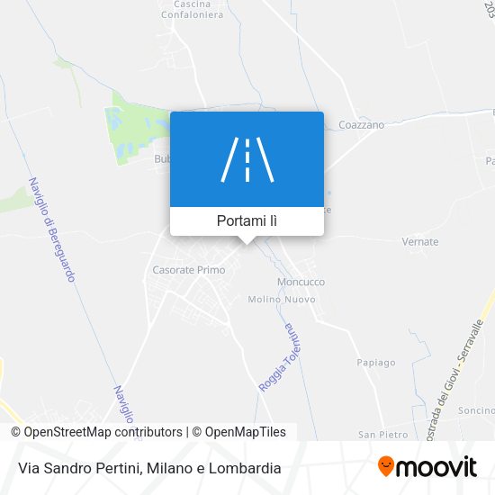 Mappa Via Sandro Pertini
