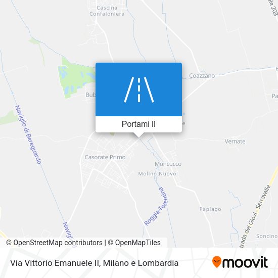 Mappa Via Vittorio Emanuele II