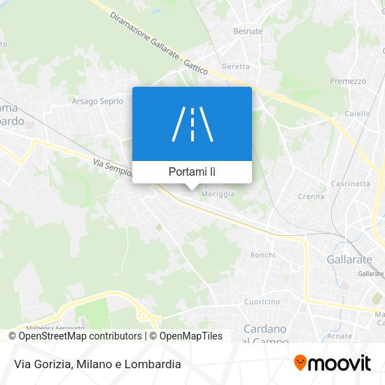 Mappa Via Gorizia
