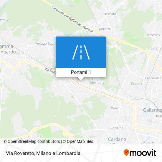 Mappa Via Rovereto