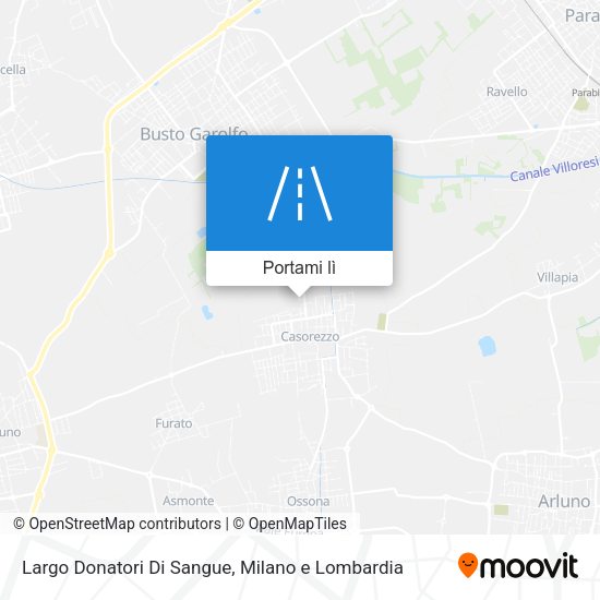 Mappa Largo Donatori Di Sangue