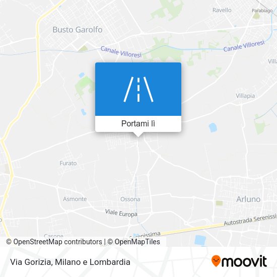 Mappa Via Gorizia