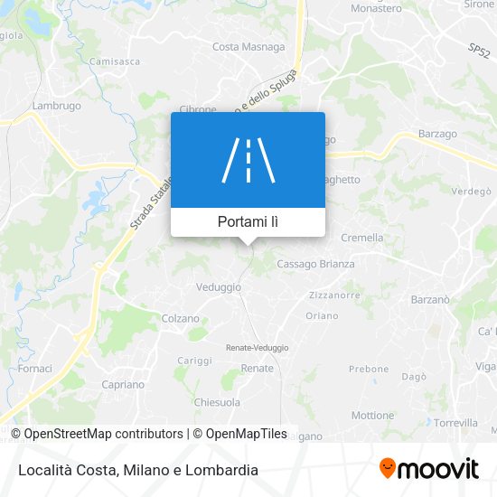Mappa Località Costa