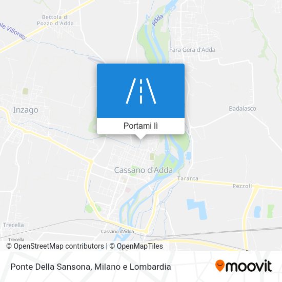 Mappa Ponte Della Sansona
