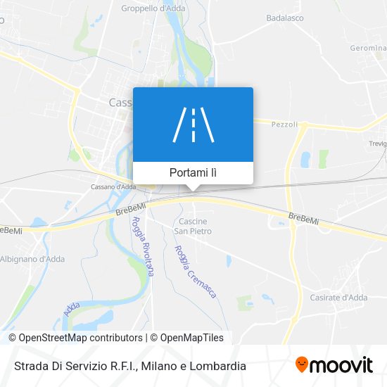 Mappa Strada Di Servizio R.F.I.