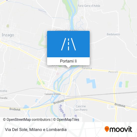 Mappa Via Del Sole