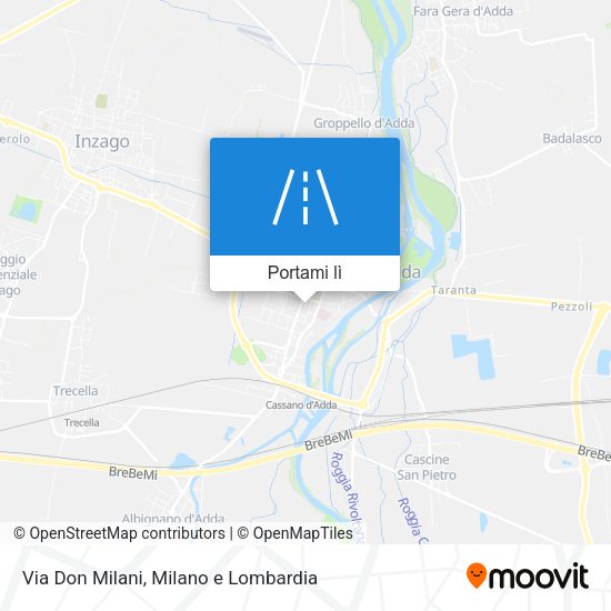 Mappa Via Don Milani