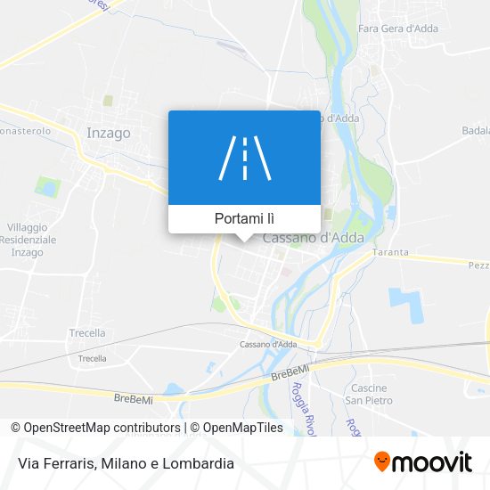 Mappa Via Ferraris