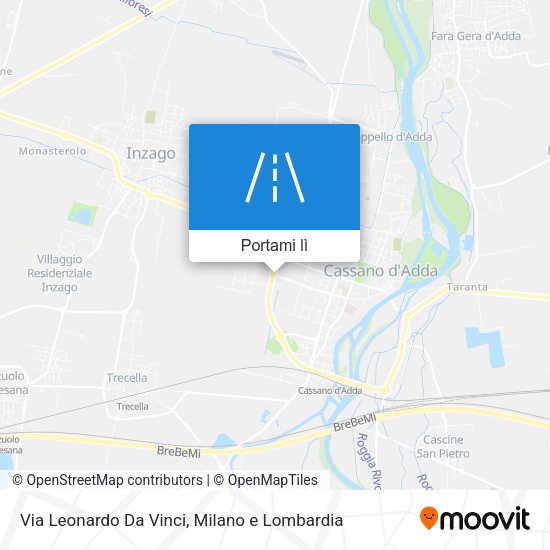 Mappa Via Leonardo Da Vinci