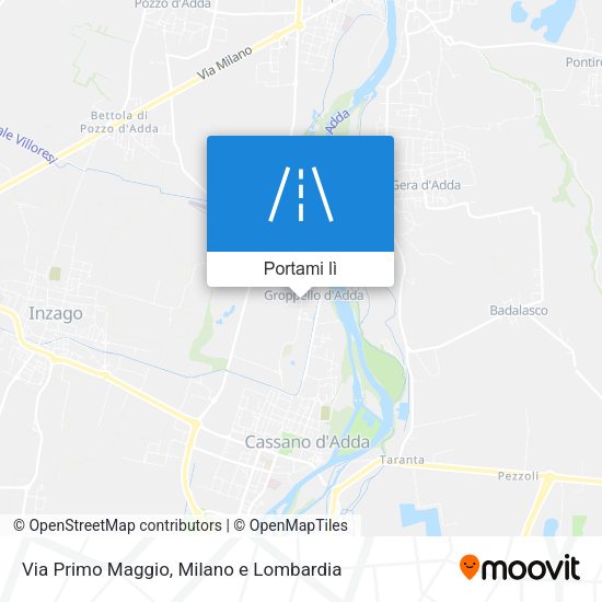 Mappa Via Primo Maggio