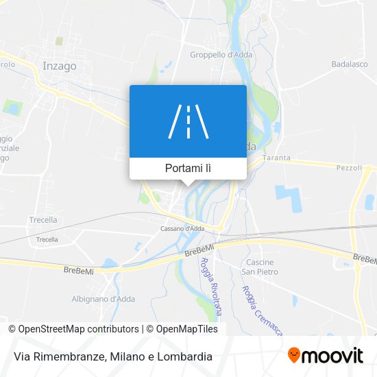 Mappa Via Rimembranze