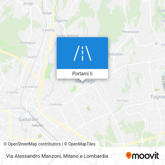 Mappa Via Alessandro Manzoni