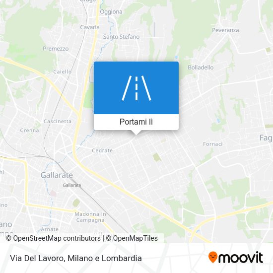 Mappa Via Del Lavoro