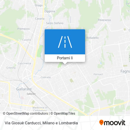 Mappa Via Giosuè Carducci