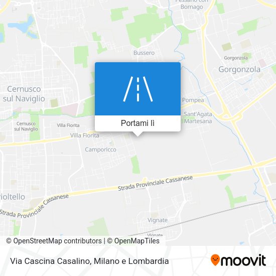 Mappa Via Cascina Casalino