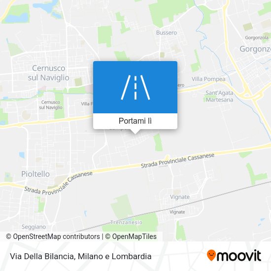 Mappa Via Della Bilancia