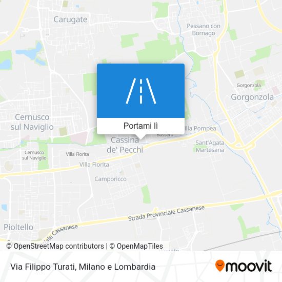 Mappa Via Filippo Turati