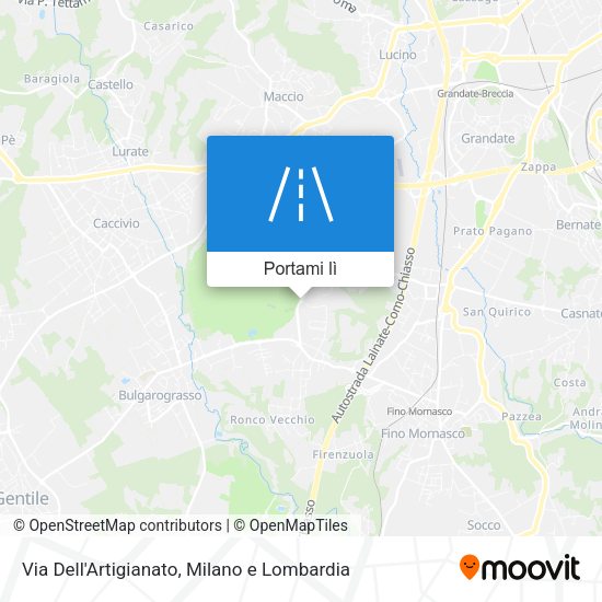 Mappa Via Dell'Artigianato