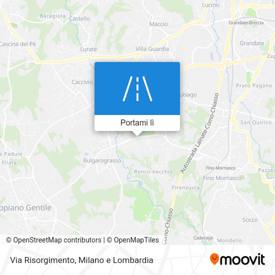 Mappa Via Risorgimento