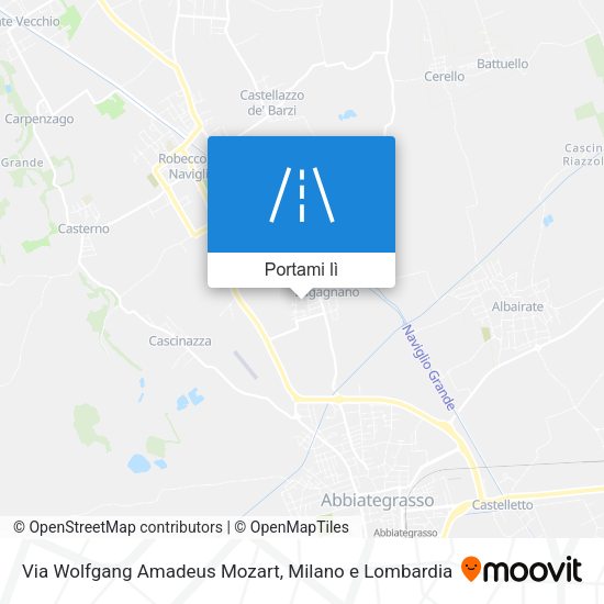 Mappa Via Wolfgang Amadeus Mozart