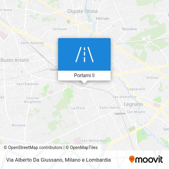 Mappa Via Alberto Da Giussano
