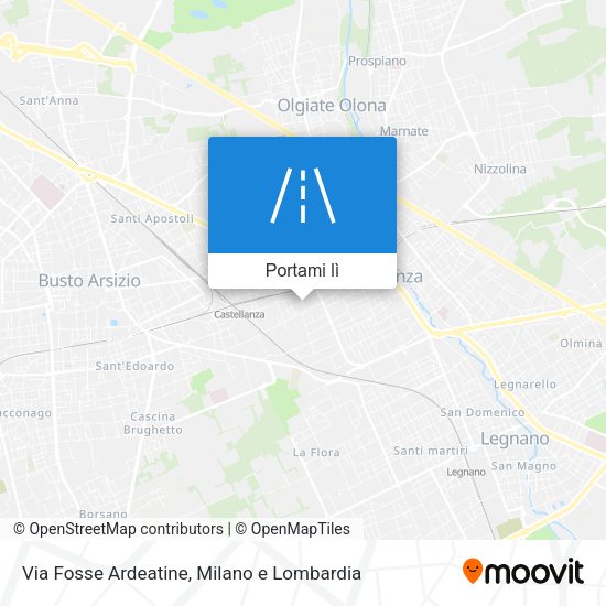 Mappa Via Fosse Ardeatine