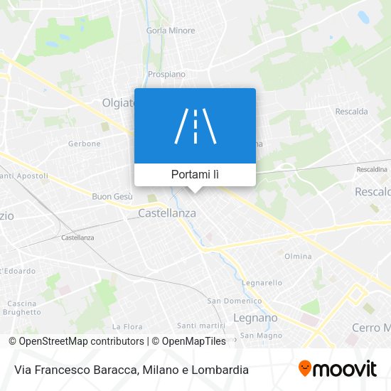 Mappa Via Francesco Baracca