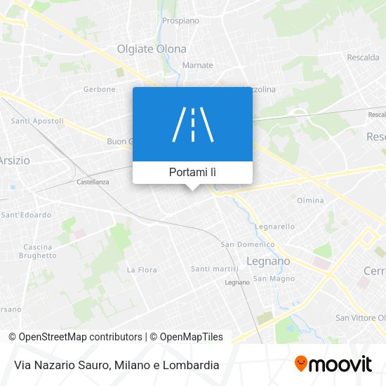Mappa Via Nazario Sauro