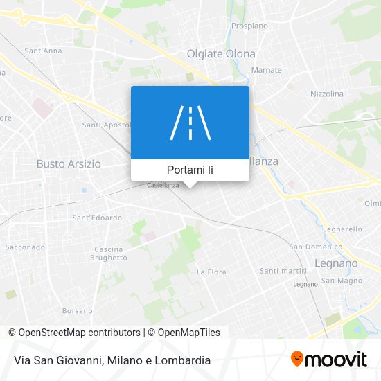 Mappa Via San Giovanni