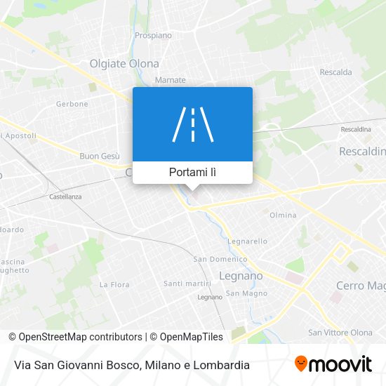 Mappa Via San Giovanni Bosco